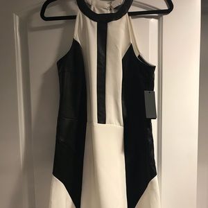 Marciano by Guess leather and white dress